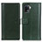 Leather Case Stands Flip Cover Holder N02P for Oppo F19 Pro Green