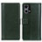 Leather Case Stands Flip Cover Holder N02P for Oppo F21 Pro 4G Green