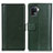 Leather Case Stands Flip Cover Holder N02P for Oppo Reno5 F Green