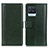 Leather Case Stands Flip Cover Holder N02P for Realme 8 4G Green