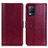 Leather Case Stands Flip Cover Holder N02P for Realme Narzo 30 5G Red