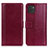 Leather Case Stands Flip Cover Holder N02P for Samsung Galaxy A03 Red