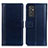 Leather Case Stands Flip Cover Holder N02P for Samsung Galaxy A05s Blue