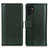 Leather Case Stands Flip Cover Holder N02P for Samsung Galaxy A13 4G Green