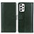 Leather Case Stands Flip Cover Holder N02P for Samsung Galaxy A23 4G Green