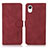 Leather Case Stands Flip Cover Holder N02P for Samsung Galaxy A23 5G SC-56C Red