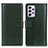 Leather Case Stands Flip Cover Holder N02P for Samsung Galaxy A73 5G Green