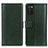 Leather Case Stands Flip Cover Holder N02P for Samsung Galaxy F02S SM-E025F Green