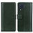 Leather Case Stands Flip Cover Holder N02P for Samsung Galaxy M32 4G Green