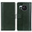 Leather Case Stands Flip Cover Holder N02P for Sharp Aquos R8 Green