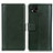 Leather Case Stands Flip Cover Holder N02P for Xiaomi POCO C3 Green