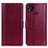 Leather Case Stands Flip Cover Holder N02P for Xiaomi POCO C3 Red