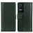 Leather Case Stands Flip Cover Holder N02P for Xiaomi Redmi K40S 5G Green