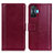 Leather Case Stands Flip Cover Holder N02P for Xiaomi Redmi K50 Gaming 5G Red