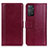 Leather Case Stands Flip Cover Holder N02P for Xiaomi Redmi Note 11 Pro 4G Red