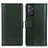 Leather Case Stands Flip Cover Holder N02P for Xiaomi Redmi Note 11 Pro 5G Green