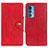 Leather Case Stands Flip Cover Holder N03P for Motorola Moto Edge 20 Pro 5G Red