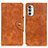 Leather Case Stands Flip Cover Holder N03P for Motorola Moto Edge (2022) 5G