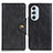 Leather Case Stands Flip Cover Holder N03P for Motorola Moto Edge Plus (2022) 5G Black