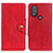 Leather Case Stands Flip Cover Holder N03P for Motorola Moto G Play Gen 2 Red