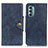 Leather Case Stands Flip Cover Holder N03P for Motorola Moto G Stylus (2022) 5G Blue