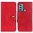 Leather Case Stands Flip Cover Holder N03P for Motorola Moto G40 Fusion Red