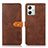 Leather Case Stands Flip Cover Holder N03P for Motorola Moto G54 5G