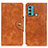 Leather Case Stands Flip Cover Holder N03P for Motorola Moto G60