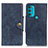 Leather Case Stands Flip Cover Holder N03P for Motorola Moto G71 5G