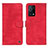 Leather Case Stands Flip Cover Holder N03P for Oppo K9 5G Red