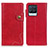 Leather Case Stands Flip Cover Holder N03P for Realme 8 4G Red