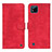 Leather Case Stands Flip Cover Holder N03P for Realme C11 (2021) Red