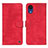 Leather Case Stands Flip Cover Holder N03P for Samsung Galaxy A03 Core Red