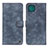 Leather Case Stands Flip Cover Holder N03P for Samsung Galaxy A22 5G Blue