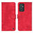 Leather Case Stands Flip Cover Holder N03P for Samsung Galaxy A34 5G Red