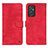 Leather Case Stands Flip Cover Holder N03P for Samsung Galaxy A82 5G Red