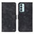Leather Case Stands Flip Cover Holder N03P for Samsung Galaxy F13 4G Black