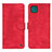 Leather Case Stands Flip Cover Holder N03P for Samsung Galaxy F42 5G Red