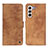 Leather Case Stands Flip Cover Holder N03P for Samsung Galaxy S21 FE 5G