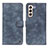 Leather Case Stands Flip Cover Holder N03P for Samsung Galaxy S21 FE 5G Blue