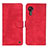 Leather Case Stands Flip Cover Holder N03P for Samsung Galaxy XCover 5 SM-G525F Red