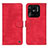 Leather Case Stands Flip Cover Holder N03P for Xiaomi Redmi 10 India Red