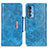 Leather Case Stands Flip Cover Holder N04P for Motorola Moto Edge S Pro 5G Sky Blue