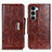 Leather Case Stands Flip Cover Holder N04P for Motorola Moto G200 5G