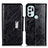 Leather Case Stands Flip Cover Holder N04P for Motorola Moto G60s