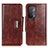 Leather Case Stands Flip Cover Holder N04P for OnePlus Nord N200 5G