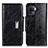 Leather Case Stands Flip Cover Holder N04P for Oppo F19 Pro