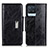 Leather Case Stands Flip Cover Holder N04P for Realme 8 4G