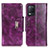 Leather Case Stands Flip Cover Holder N04P for Realme 8 5G Purple