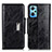 Leather Case Stands Flip Cover Holder N04P for Realme GT Neo 3T 5G Black